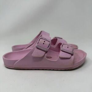 Birkenstock Arizona Kid Sandals Pink EVA Size 34 2.5-3 US Rubber Slide on Shoes